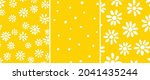 ditsy daisy collection seamless ... | Shutterstock .eps vector #2041435244