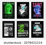 collection of modern posters... | Shutterstock .eps vector #2078421214