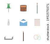 set of icons isolated on white... | Shutterstock . vector #1952570371