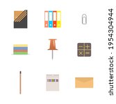set of icons isolated on white... | Shutterstock . vector #1954304944