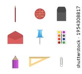 set of icons isolated on white... | Shutterstock . vector #1954308817