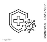 immune from flu germ icon ... | Shutterstock .eps vector #1655970814