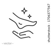 Foot Care Icon  Hand With Leg ...