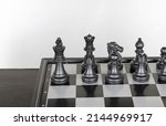 Concept Chess Board Game Black. ...