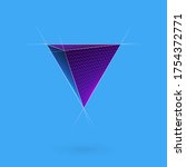 vector illustration of pyramid. ... | Shutterstock .eps vector #1754372771
