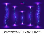 set of light elements. vector... | Shutterstock .eps vector #1756111694
