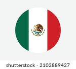 mexico round country flag.... | Shutterstock .eps vector #2102889427