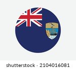 saint helena round flag. st... | Shutterstock .eps vector #2104016081