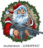 Santa With A Gun Free Stock Photo - Public Domain Pictures