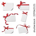 collection of various note card ... | Shutterstock . vector #229362121