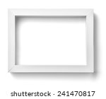 close up of  a white wood frame ... | Shutterstock . vector #241470817