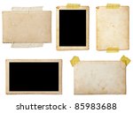 collection of various  old... | Shutterstock . vector #85983688