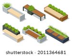 isometric icons set of eco... | Shutterstock .eps vector #2011364681