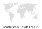 gray blank vector map of the... | Shutterstock .eps vector #1935178514
