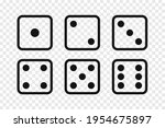 Game Dice Set Isolated On...