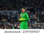 Small photo of Rome, Italy 3rd September 2022: Alex Meret of S.S.C. Napoli gestures during the Italian Serie A 202223 football match between SS Lazio and SSC Napoli at the Olimpico Stadium