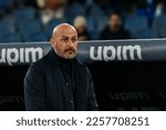 Small photo of Rome, Italy 29th January 2023: Vincenzo Italiano of ACF Fiorentina gestures during the Italian Serie A 2022-23 football match between SS Lazio vs ACF Fiorentina at the Olimpico Stadium