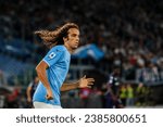 Small photo of Rome, Italy 30th October 2023: Matteo Guendouzi of SS Lazio gestures during the Italian Serie A 2023-24 football match between SS Lazio vs ACF Fiorentina at the Olimpico Stadium