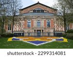 Small photo of Bayreuth, Germany - May 1, 2022: The Bayreuther Festspielhaus (Bayreuth Festival Theater), the opera house that hosts the annual Bayreuth Festival and solely presents the works of Richard Wagner.