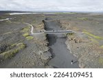 Bridge Between Continents in Iceland