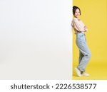 Image of asian girl standing...
