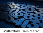 Background of numbers. from zero to nine. Numbers texture. Finance data concept. Matematic. Seamless pattern with numbers. financial crisis concept. Business success. 