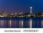Seattle Skylines With Light...