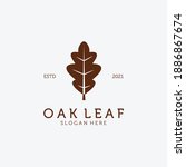 Simple Oak Leaf Logo Vector...