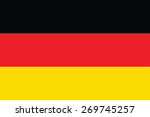 flag of germany. illustration | Shutterstock .eps vector #269745257