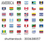 flags of america vector... | Shutterstock .eps vector #303638057