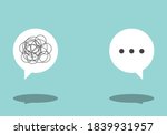 bad communication speech bubble ... | Shutterstock .eps vector #1839931957