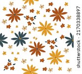 vintage flower seamless pattern.... | Shutterstock .eps vector #2170338897