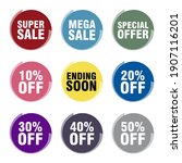 super sale mega sale special... | Shutterstock .eps vector #1907116201