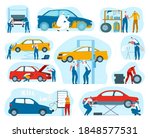 car service  mechanic and auto... | Shutterstock .eps vector #1848577531