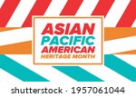 asian pacific american heritage ... | Shutterstock .eps vector #1957061044