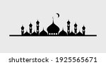 vector illustration of a muslim ... | Shutterstock .eps vector #1925565671