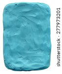 bright blue plasticine... | Shutterstock . vector #277973201