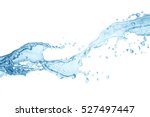 water splash isolated on white background,beautiful splashes a clean water