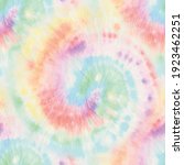 spiral tie dye swirl. seamless... | Shutterstock .eps vector #1923462251