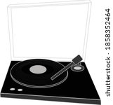 Turntable Icon Vector....