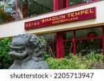 Small photo of Berlin Wilmersdorf 2022: Shaolin Temple Germany is a Buddhist temple of the Chinese order of Shaolin. The only legitimate Shaolin Temple is one of the largest Buddhist centers outside China.