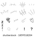 a collection of handwritten... | Shutterstock .eps vector #1859518204