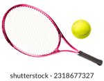 Sport concept pink tennis...