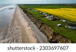 Small photo of The Holderness Coast is one of Europe’s fastest eroding coastlines. The average annual rate of erosion is around 2 metres per year.