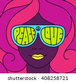 Hippie Love And Peace Poster....