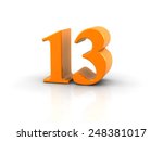 Yellow Number Thirteen image - Free stock photo - Public Domain photo