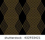 stripes and zig zag aztec... | Shutterstock .eps vector #432933421