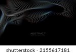 abstract 3d color dots wave... | Shutterstock .eps vector #2155617181