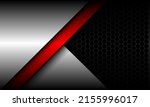 abstract red line slash silver... | Shutterstock .eps vector #2155996017