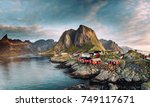 Norwegian Fishing Village At...